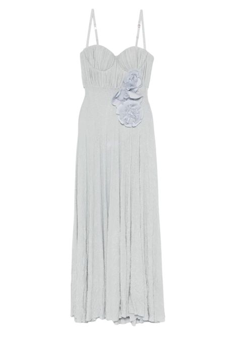 Abito Red Carpet in jersey lurex con fiore ricamato ELISABETTA FRANCHI | Abiti | ABR2252E2A28